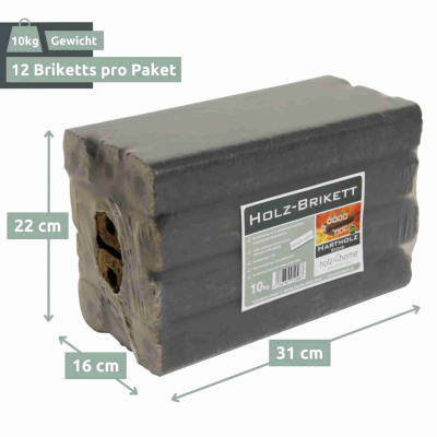 Pini Kay 30Kg Eichenbriketts Eiche & Buche Briketts